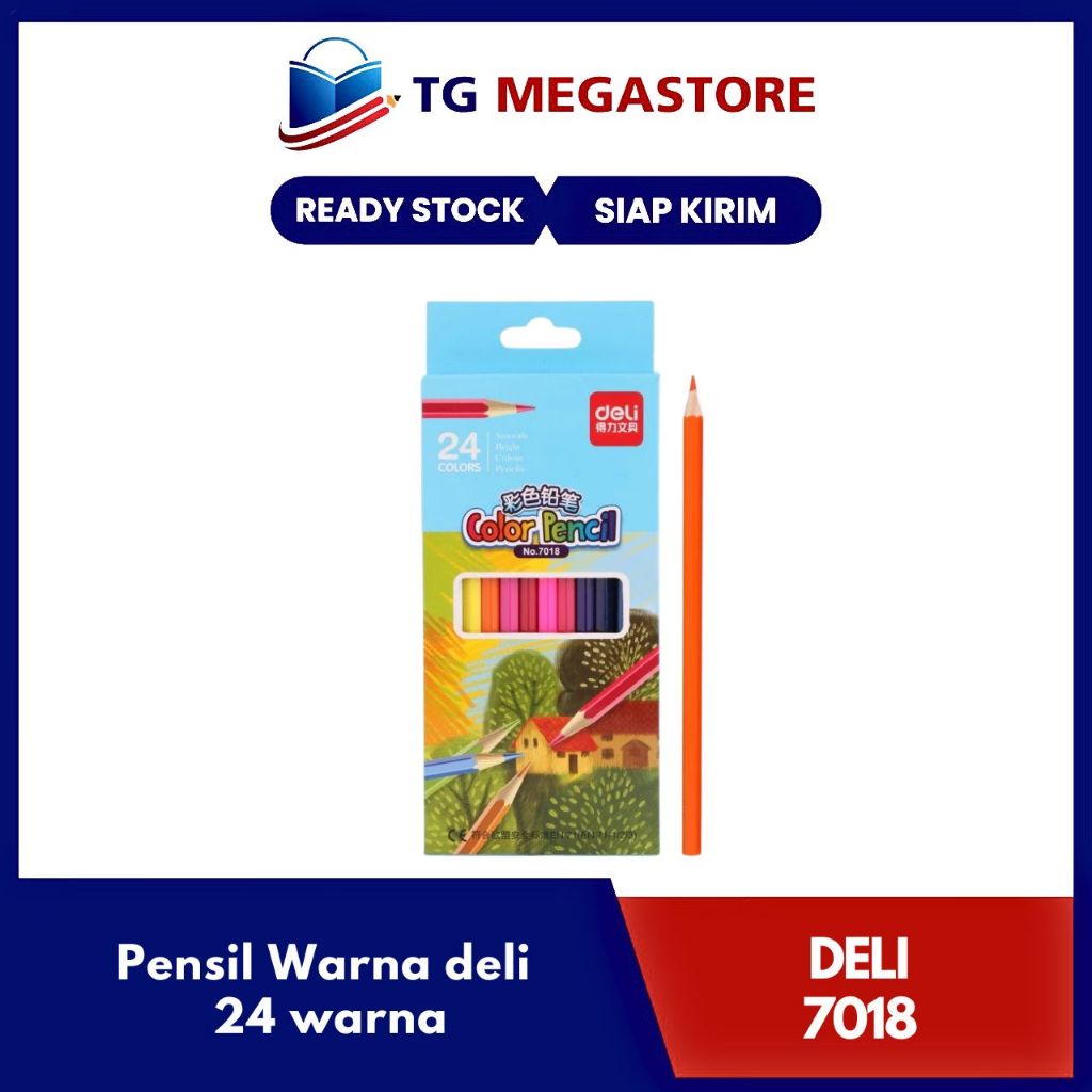 

Pensil Warna deli 24 warna - 7018