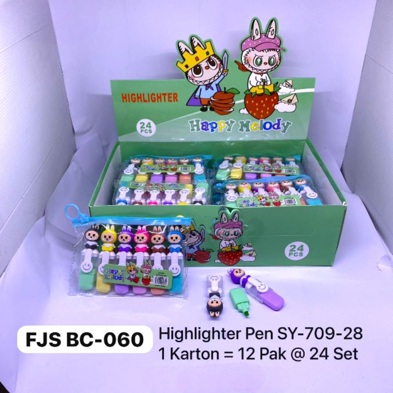 

Stabilo Fancy LABUBU 1 set isi 6 / Highlighter LABUBU SY-709-28