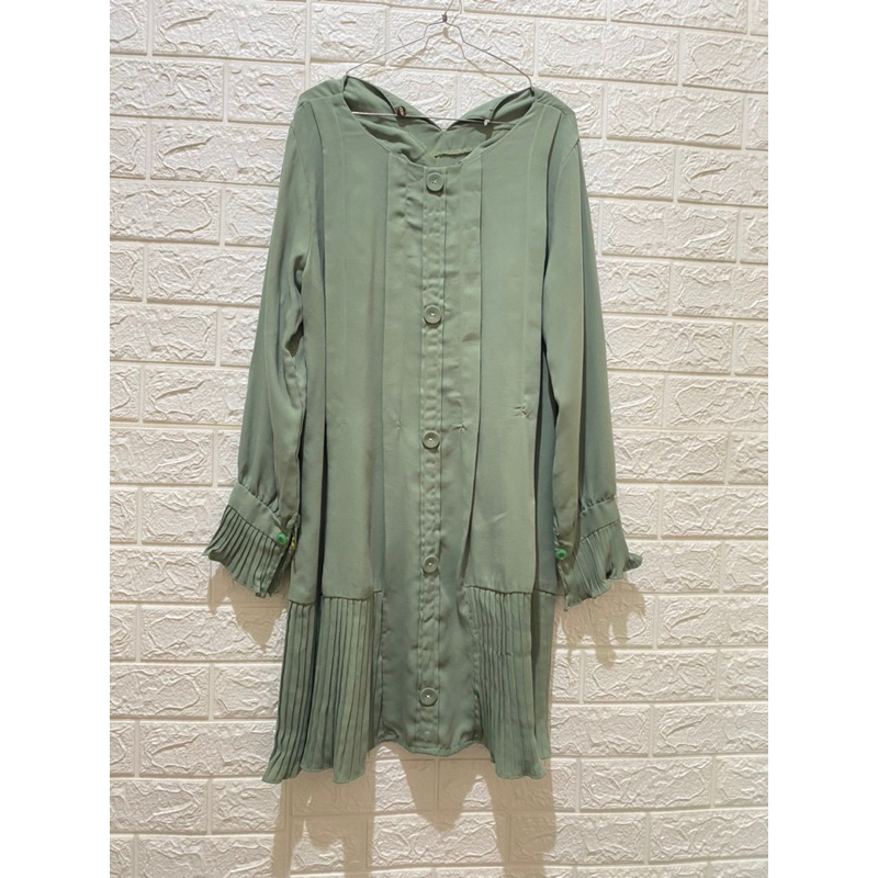 Preloved Tunik hijau mint