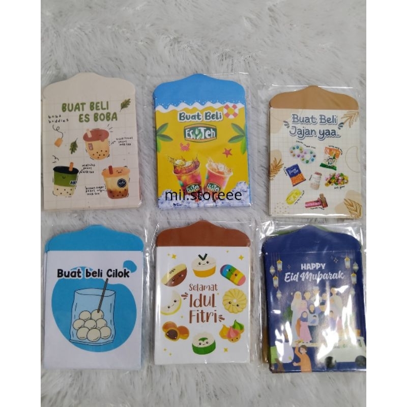 

Amplop Lebaran Idul Fitri - Amplop Motif isi 10