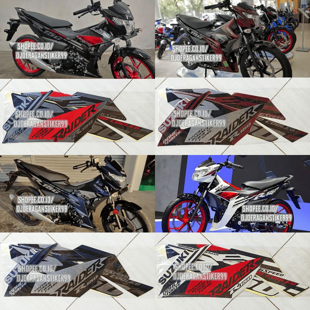 stiker striping satria fu injeksi raider 2022, striping fu r150 raider injeksi 2022, stiker fu injek