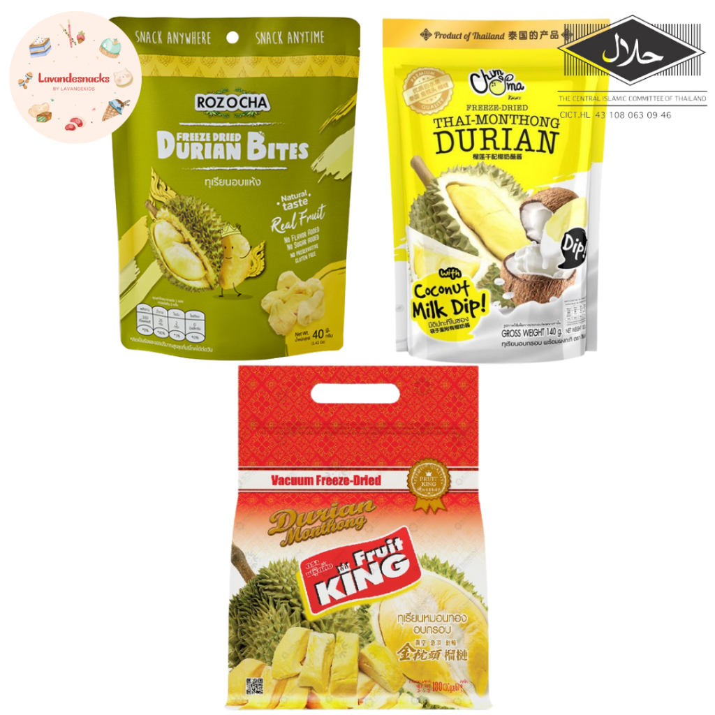 

Duren Montong Fruit King Freeze Dried Durian Monthong