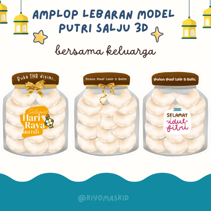 

(A11) Amplop Lebaran Model Putri Salju 3D/Amplop Lebaran Unik Terbaru 2025/Amplop Idul Fitri/Amplop Kue Kering Lebaran