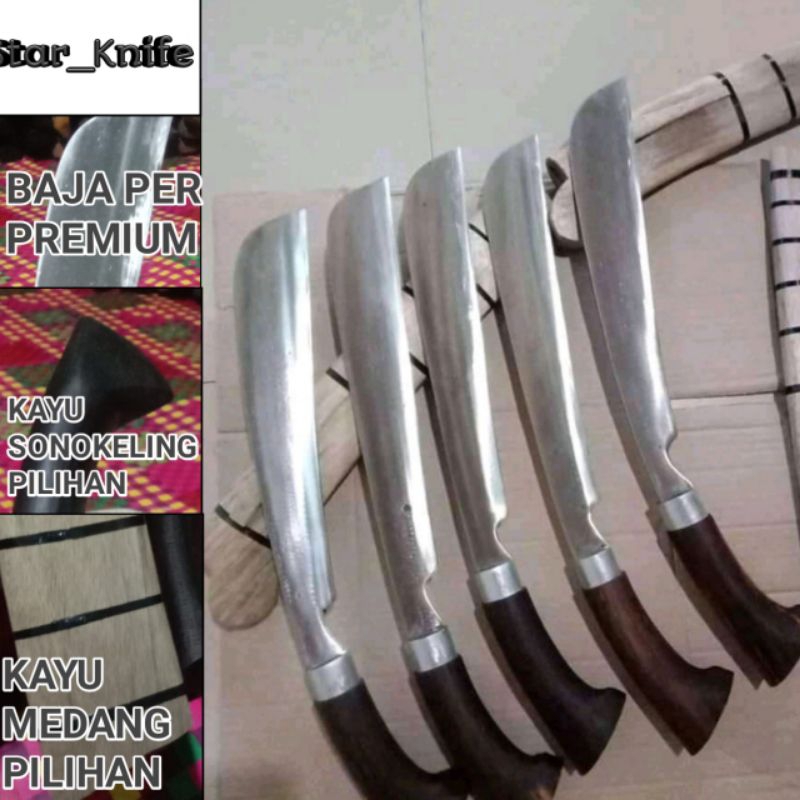 Star_Knife|Golok Kebun Khas Lampung Super Premium, Golok Pembersih Perkebunan Baja Per Terbaik