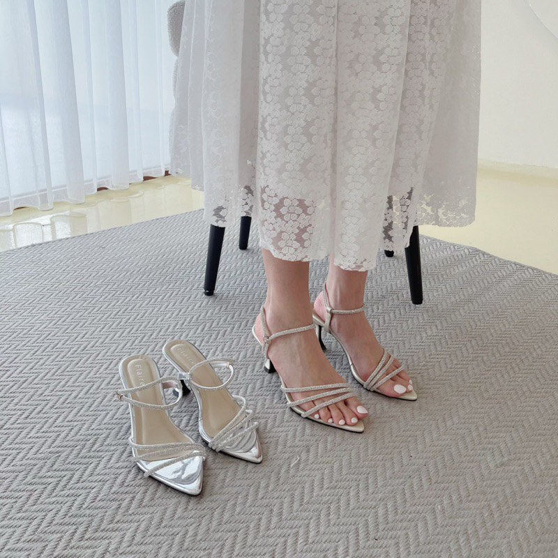 FLAIRE | IVY HEELS 7cm | Sepatu Heels Wanita 7cm | Wedding Heels | Heels Pesta | Heels kondangan | H