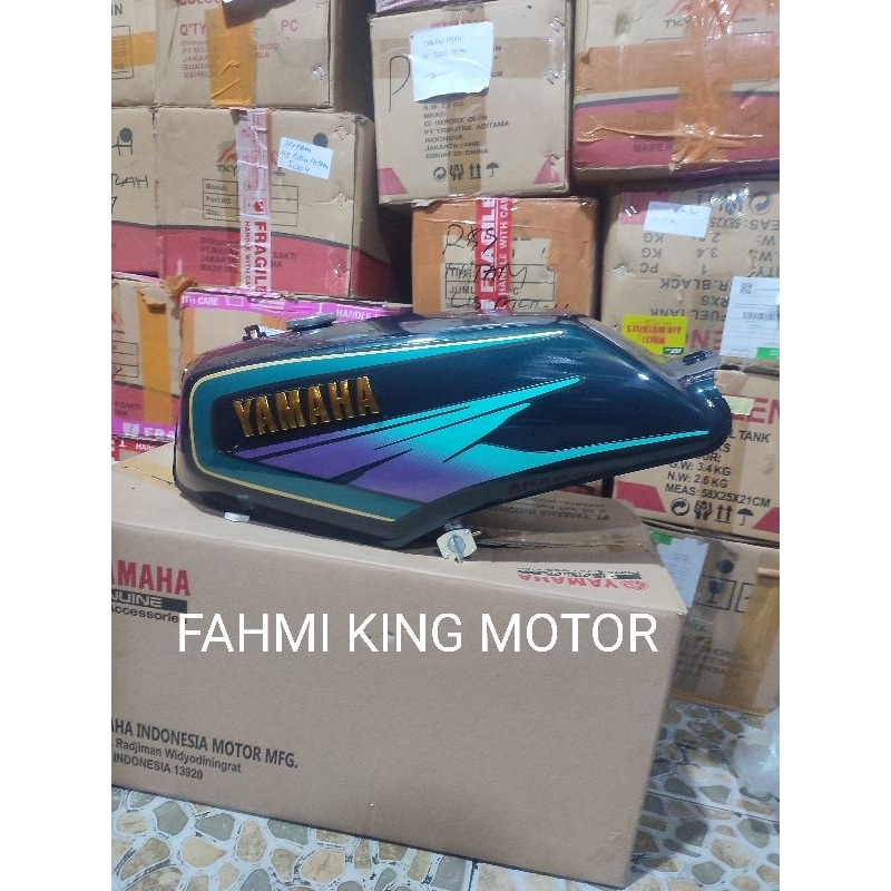 TANGKI TENGKI RXKING RX KING MASTER HIJAU BOTOL 1995/1996 GRES BARU ASLI ORIGINAL YGP KOMPLIT SIAP P