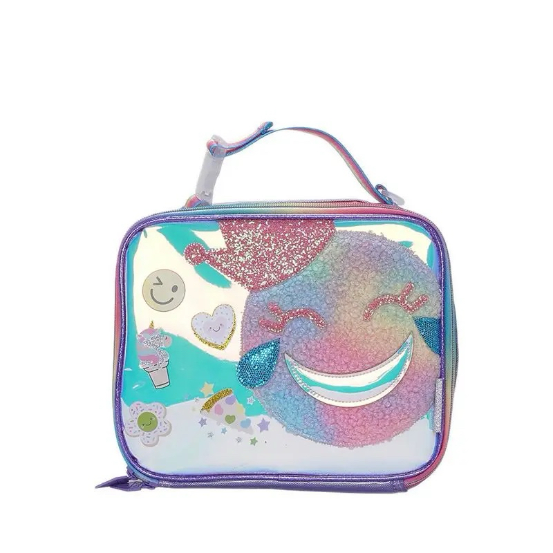 Twinkle Toes Happy Face Lunch Bag Girls - Purple SKU 0888-SKELBTT8578P00P000