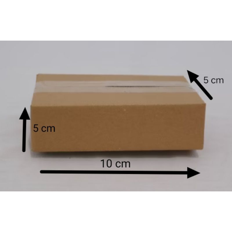 

kardus box kotak karton polos kecil buat packing ukuran 10x5x5 murah