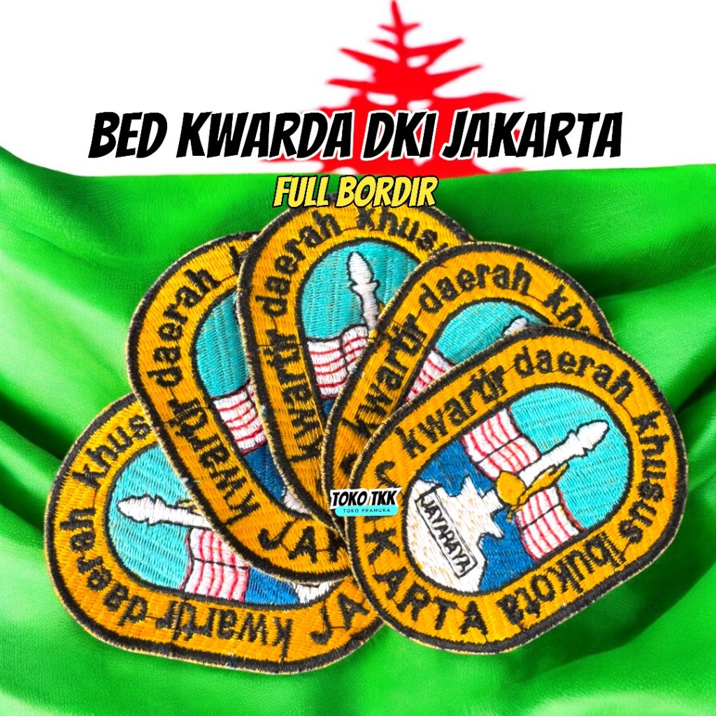 Badge DKI jakarta full bordir