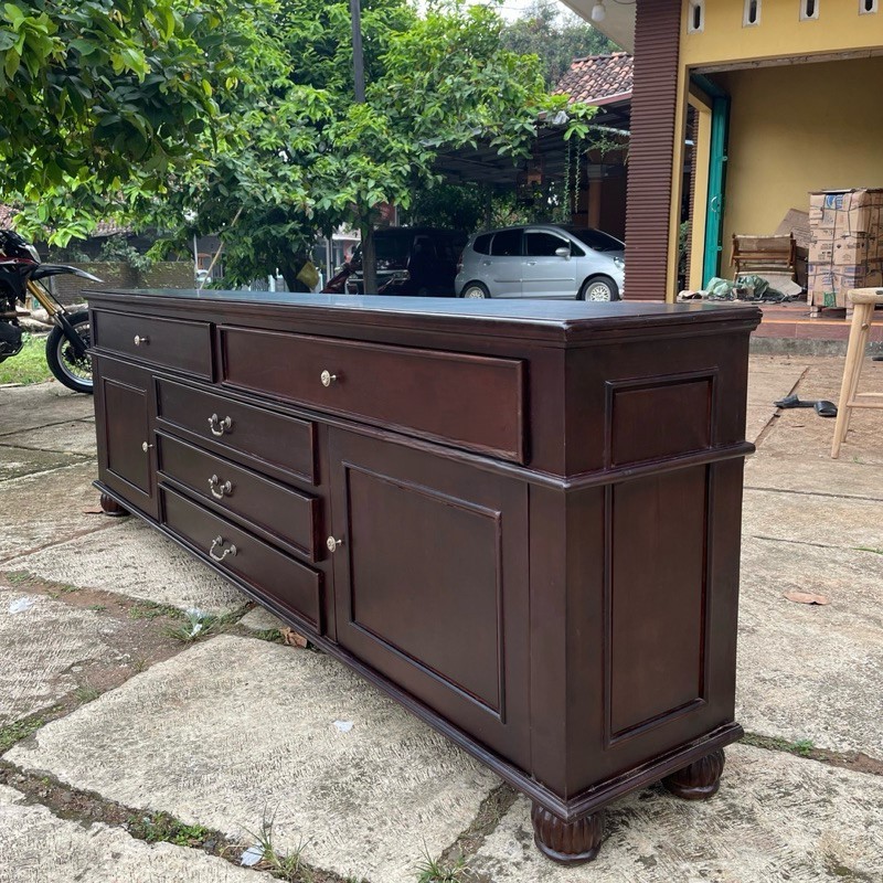 bufet minimalis kayu jati bufet laci bufet minimalis