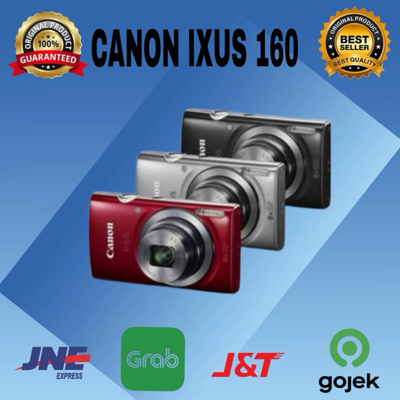 camera canon ixus 160-white box,camera only