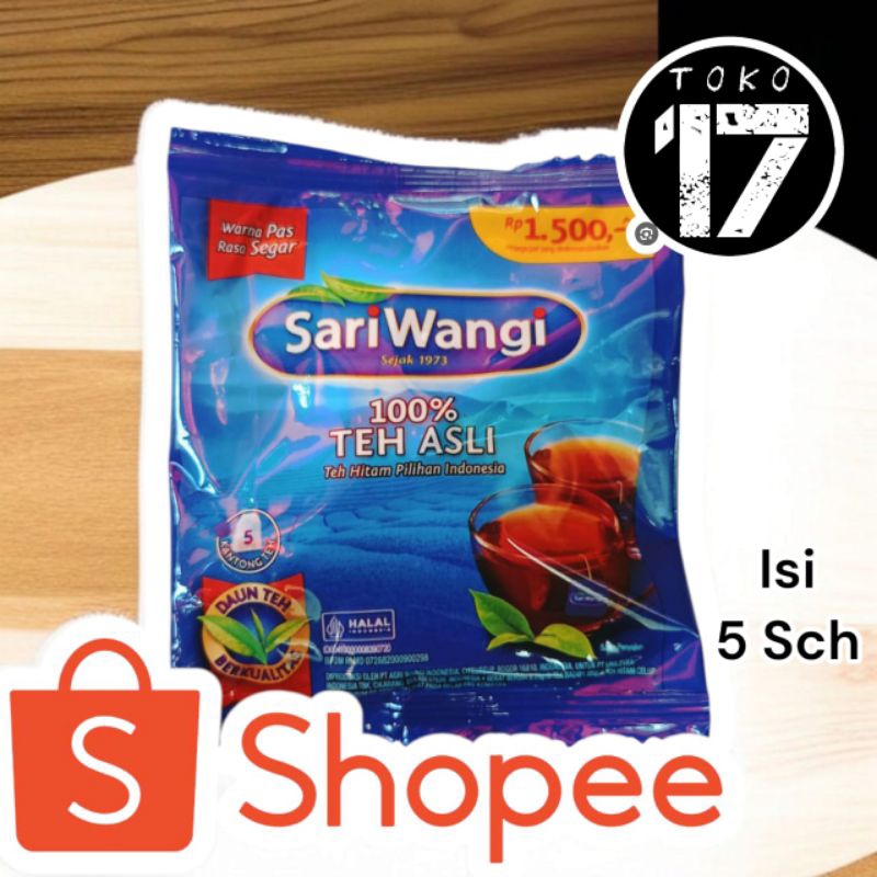 

Sari Wangi 100% Teh Asli ( 1.85 x 5 Sachet )