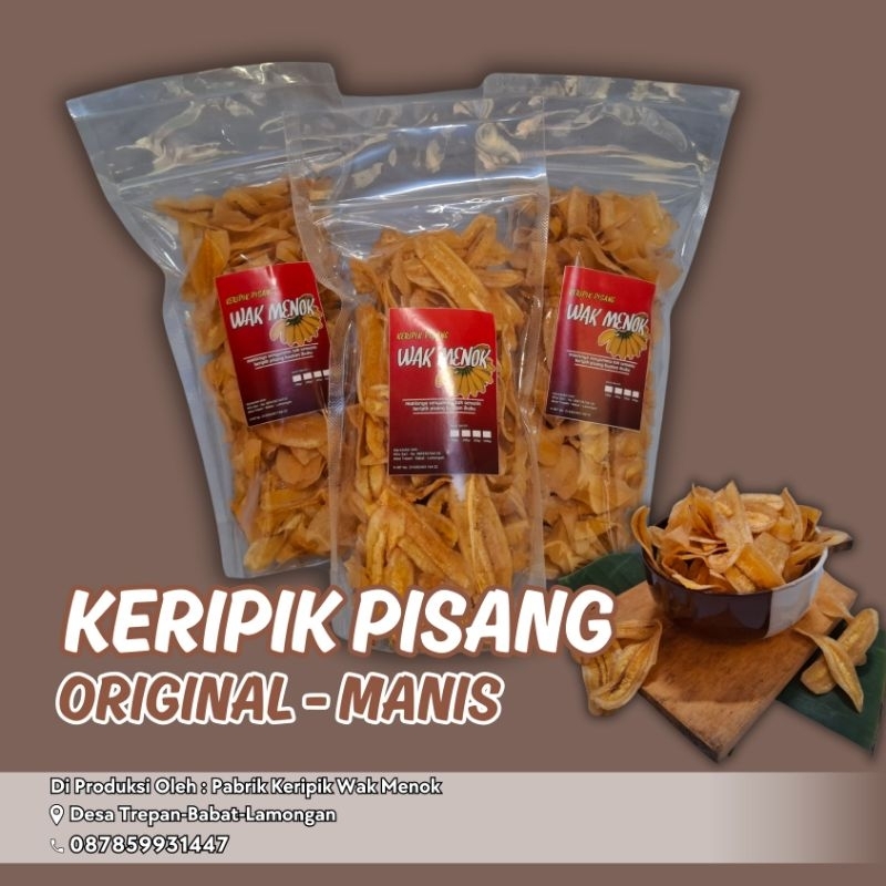 

150gr Keripik Pisang WakMenok Original