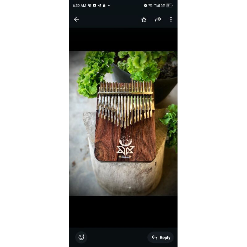 gaharu kalimba 34 keys sonokeling PO 3 minggu