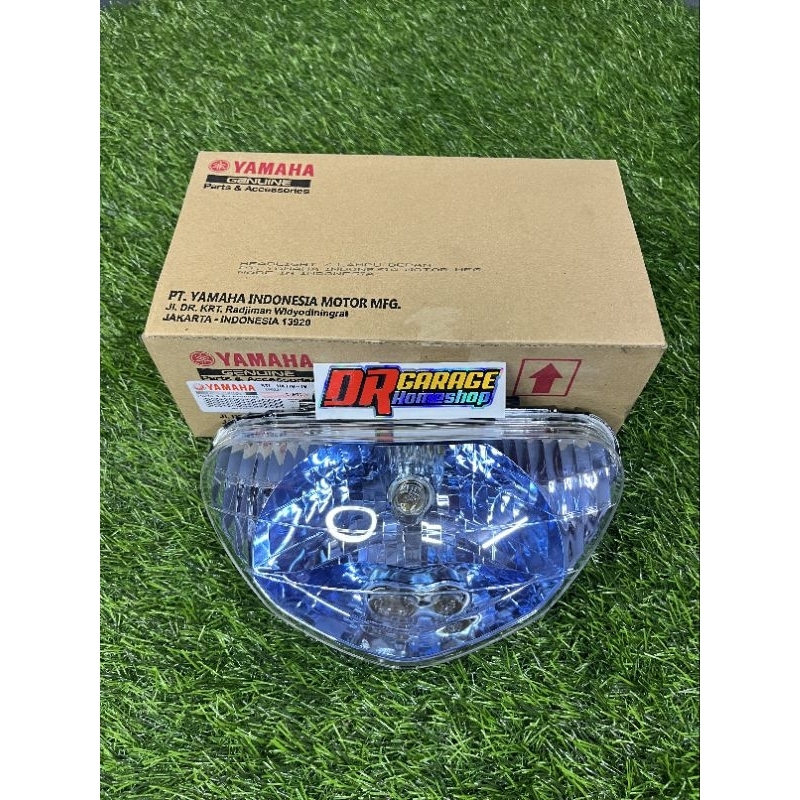 reflektor lampu depan headlamp Mio sporty smoke blue