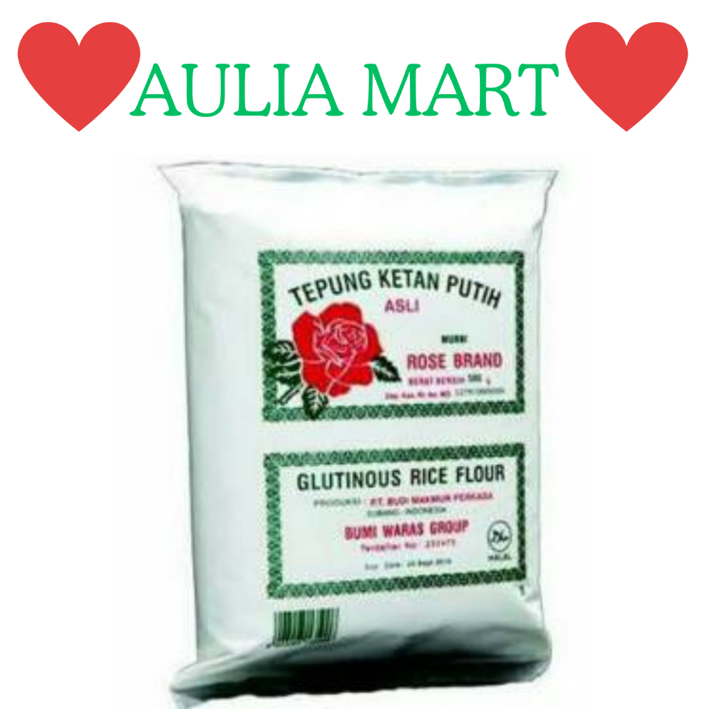 

Rose Brand Tepung Ketan Putih 500gr