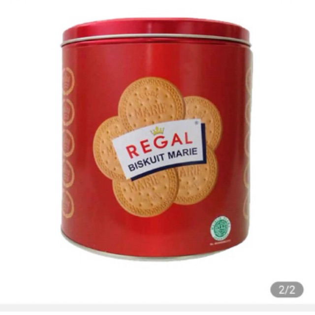 

Regal biskuit Marie kaleng 550 g