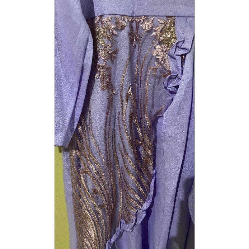 PRELOVED DRESS BRUKAT PAYET SEQUIN