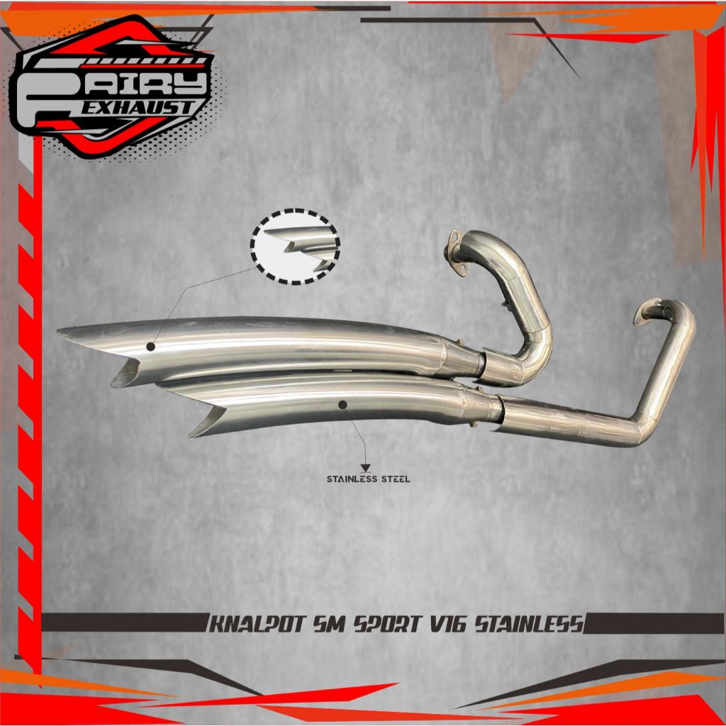 KNALPOT SM SPORT V16 - KNALPOT SM SPORT V 16