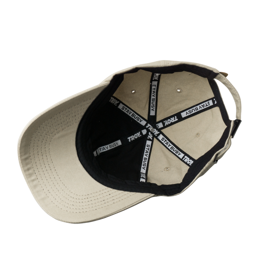 Troy Company Polo Cap Cream Ubica - Topi Baseball BC 2483
