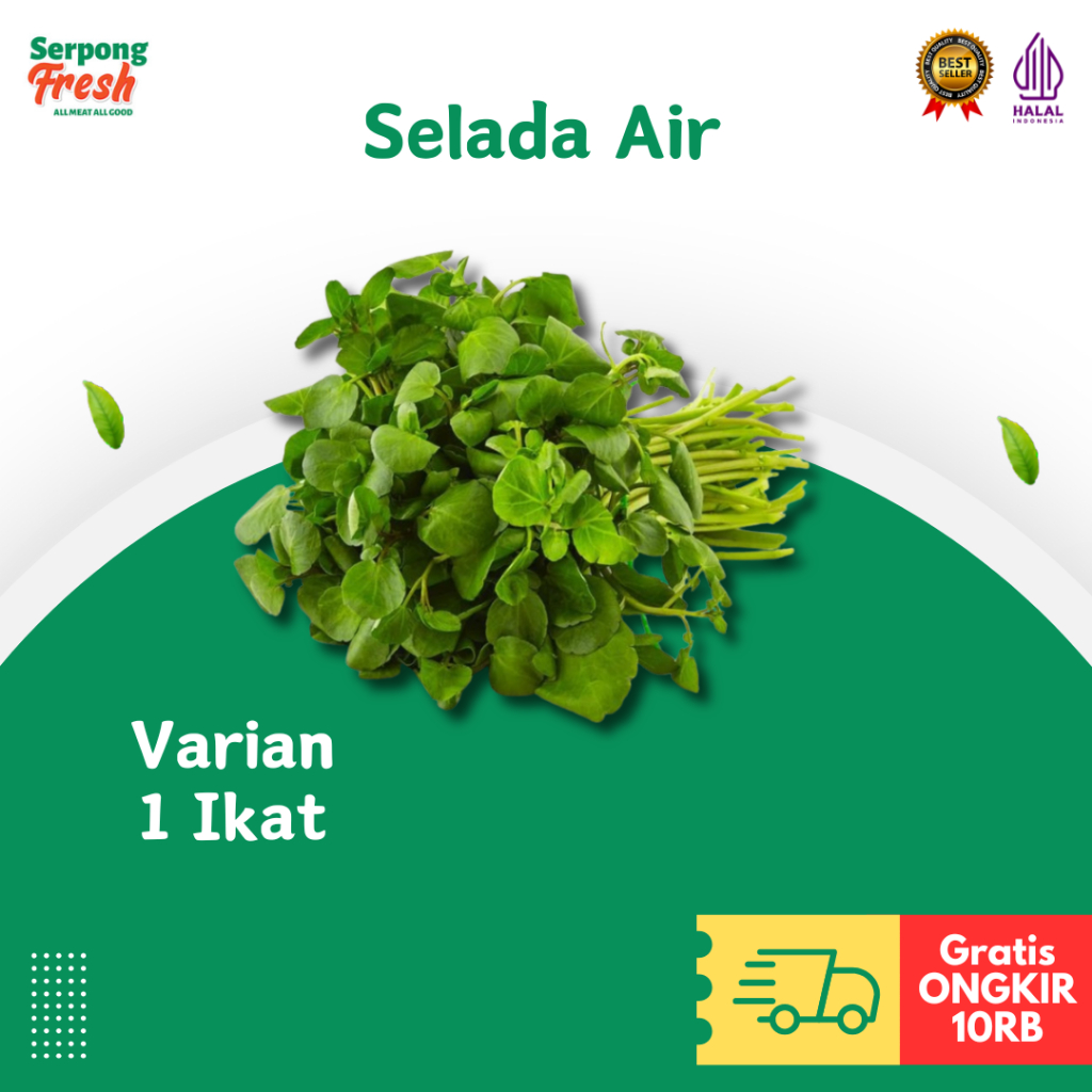 

Selada Air Sayuran Slada Segar Murah Meriah 1 ikat FRESH
