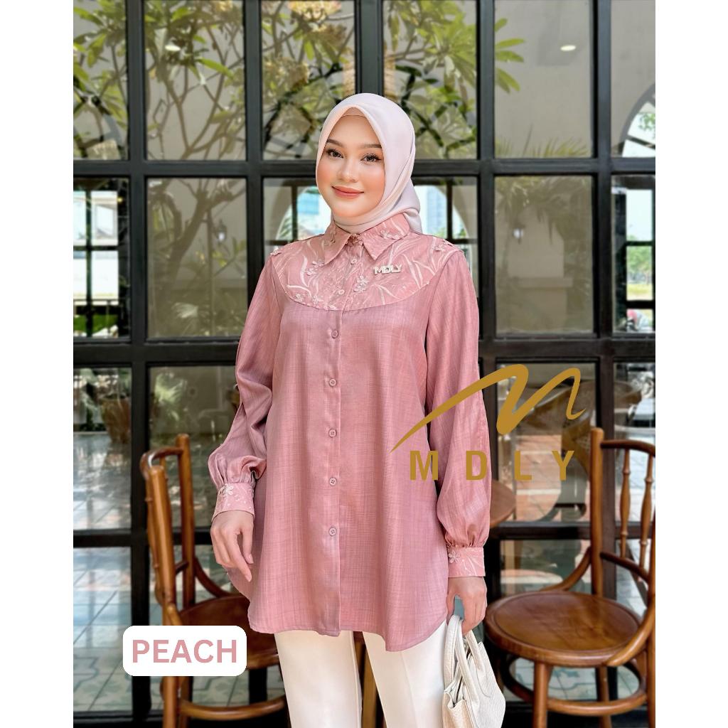 MDLY Baju kemeja atasan wanita Creta Shirt by MDLY
