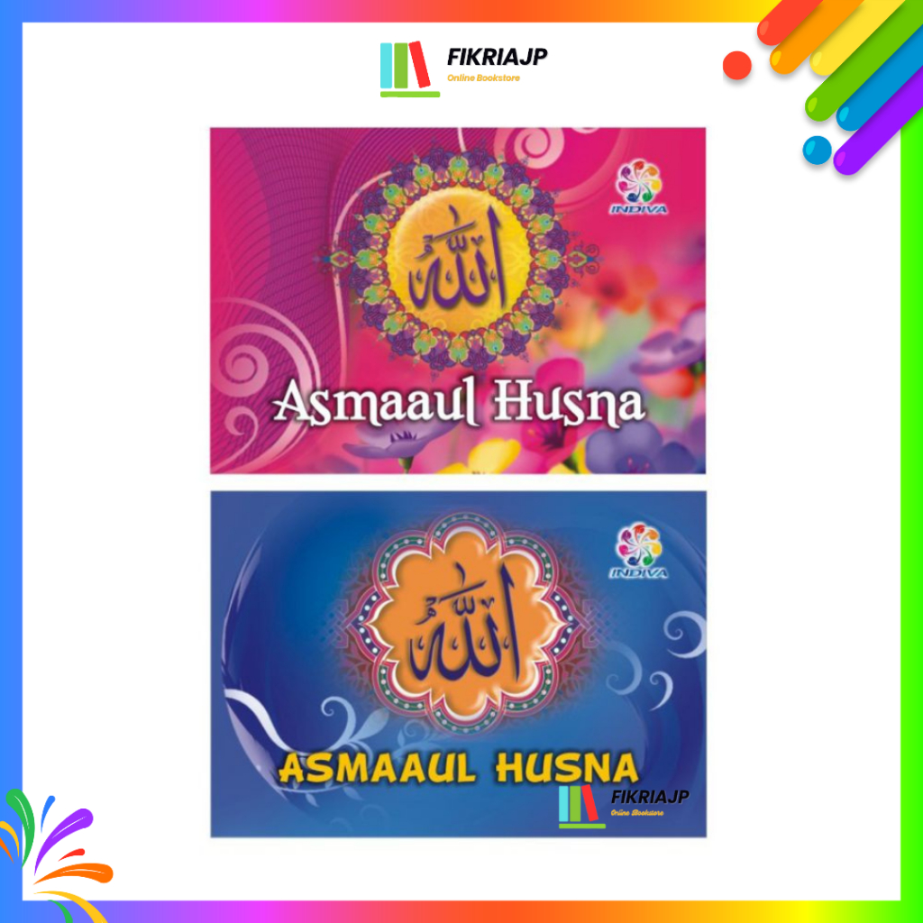 Buku Asmaul Husna Saku - Indiva