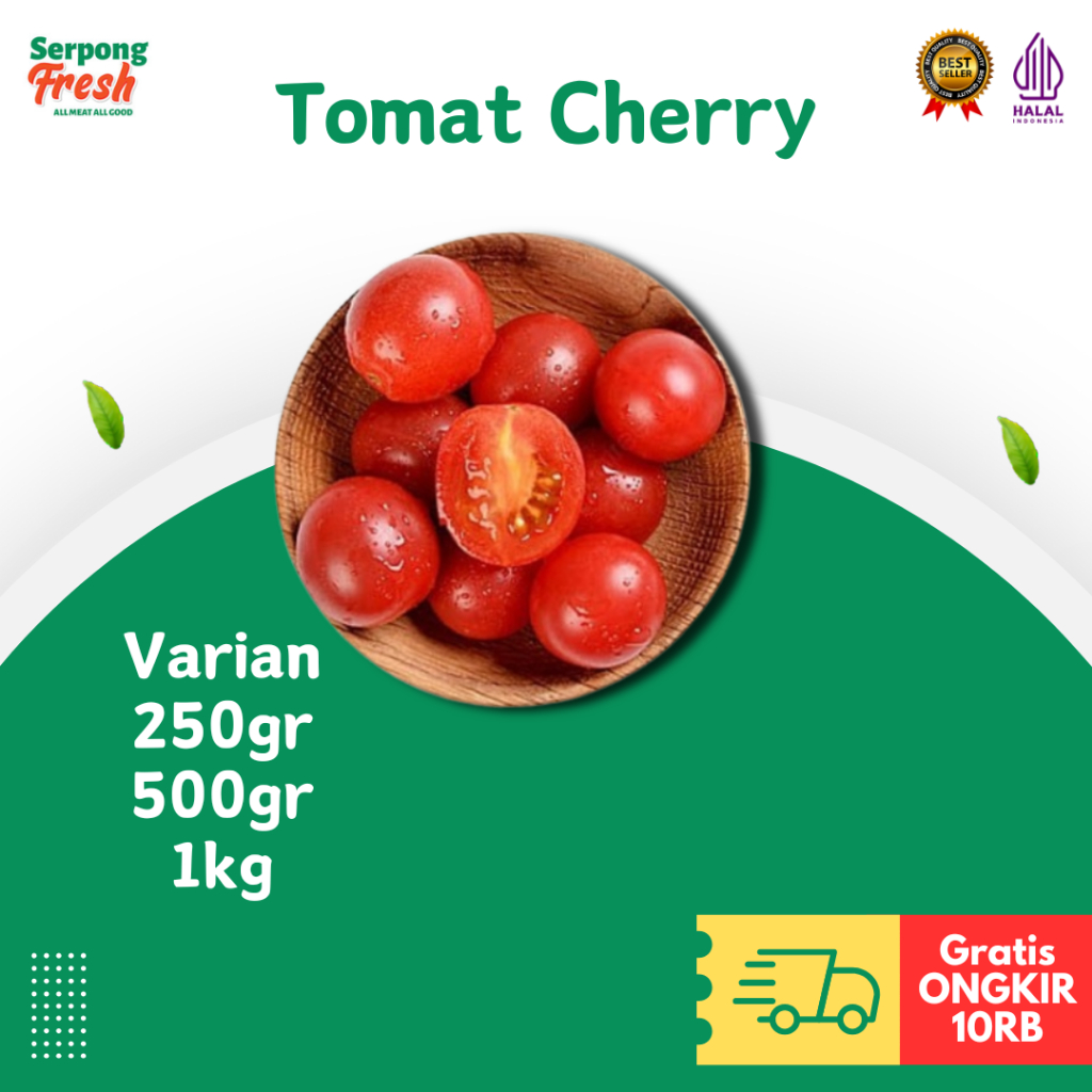 

Tomat Cherry Merah 250gr 500gr 1kg FRESH Sayuran Segar