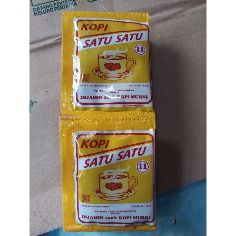 

kopi satu satu renteng 6,5 g