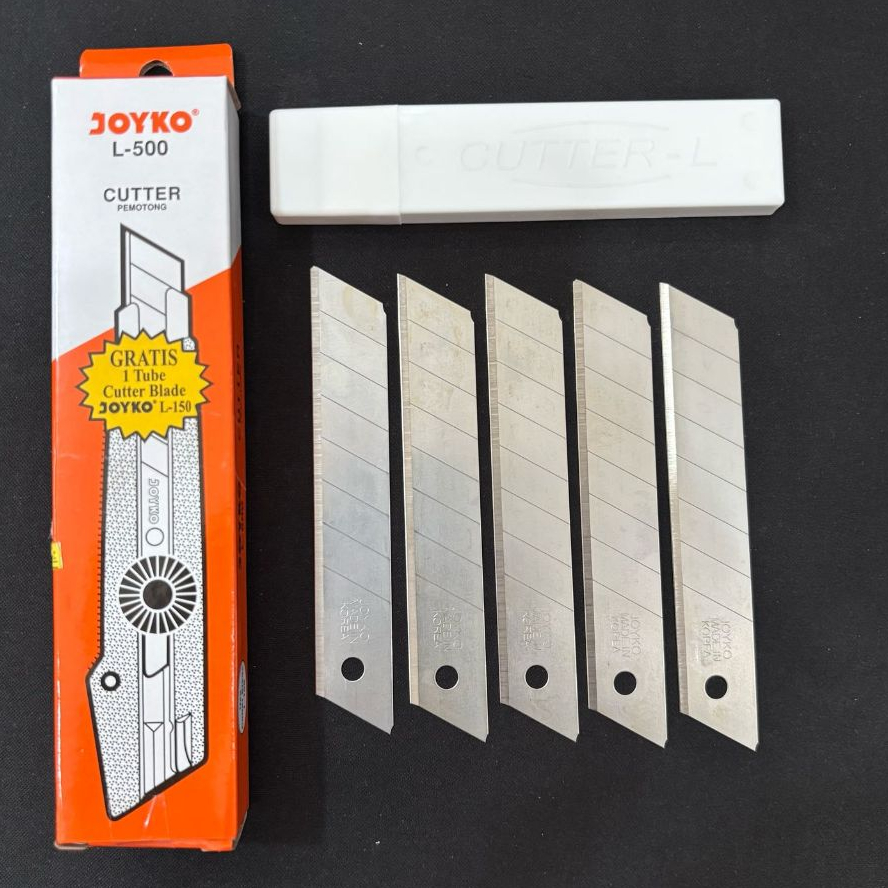 

Cutter Joyko L-500 Gratis 5 Pcs Pisau Refill / Cutter Besar / Cutter Murah bagus