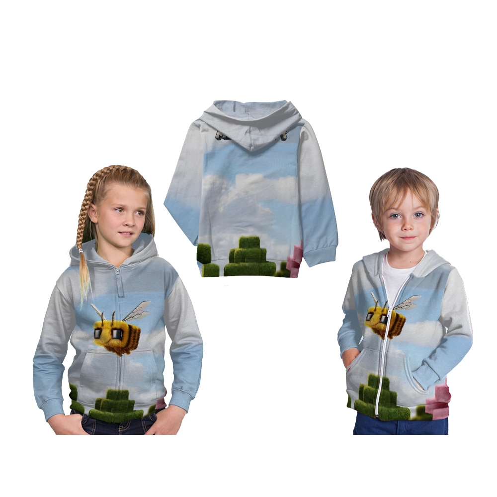 Jaket Hoodie Jersey Minecraft Film Movie Game Film Custom Full Print