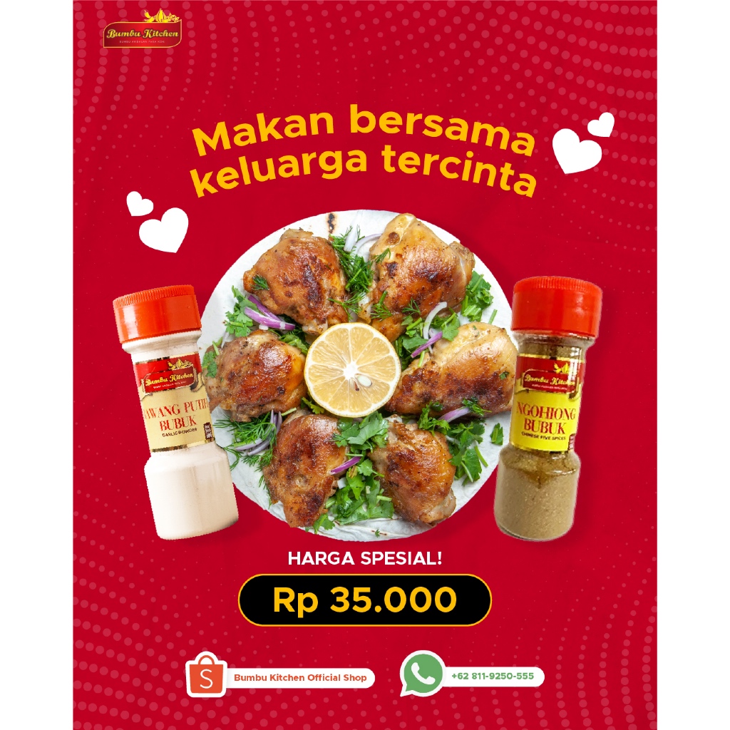 

[BUNDLING] Bumbu Kitchen Bawang Putih & Ngohiong Bubuk