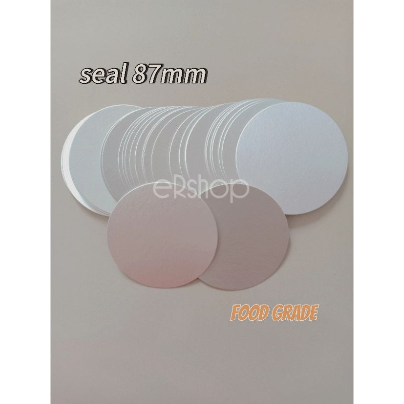 (12 PCS) seal toples / seal induksi / 87mm / 87 mm
