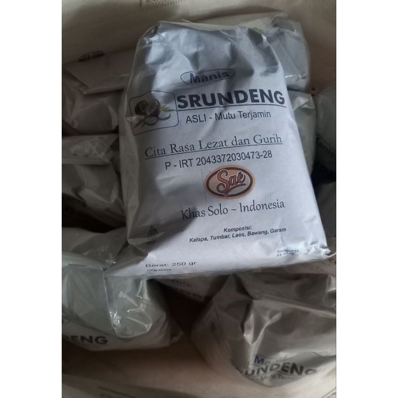 

Srundeng Solo 250gr / Srundeng