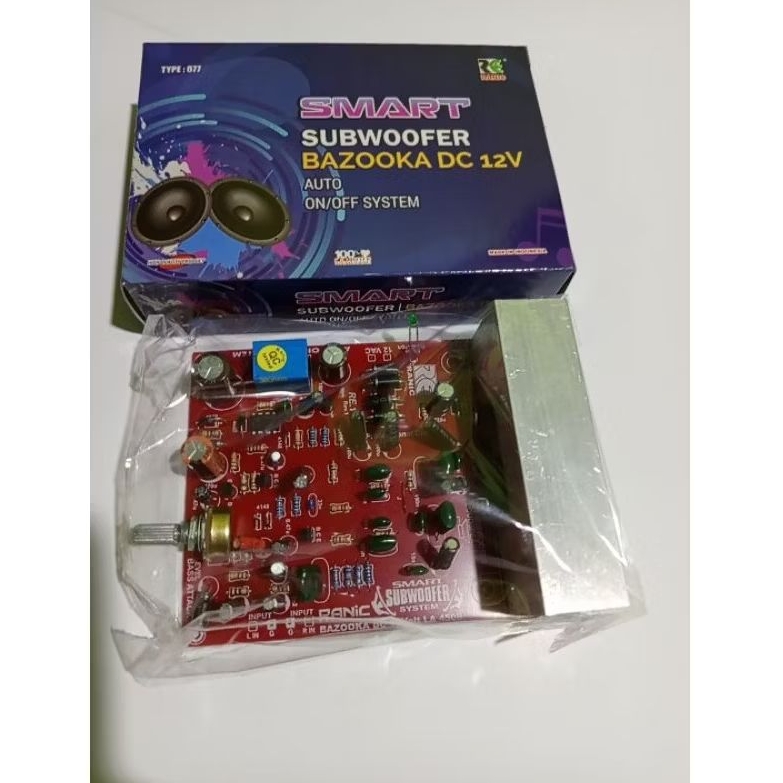 KIT AKTIF SUBWOOFER SMART BAZOOKA 12V
