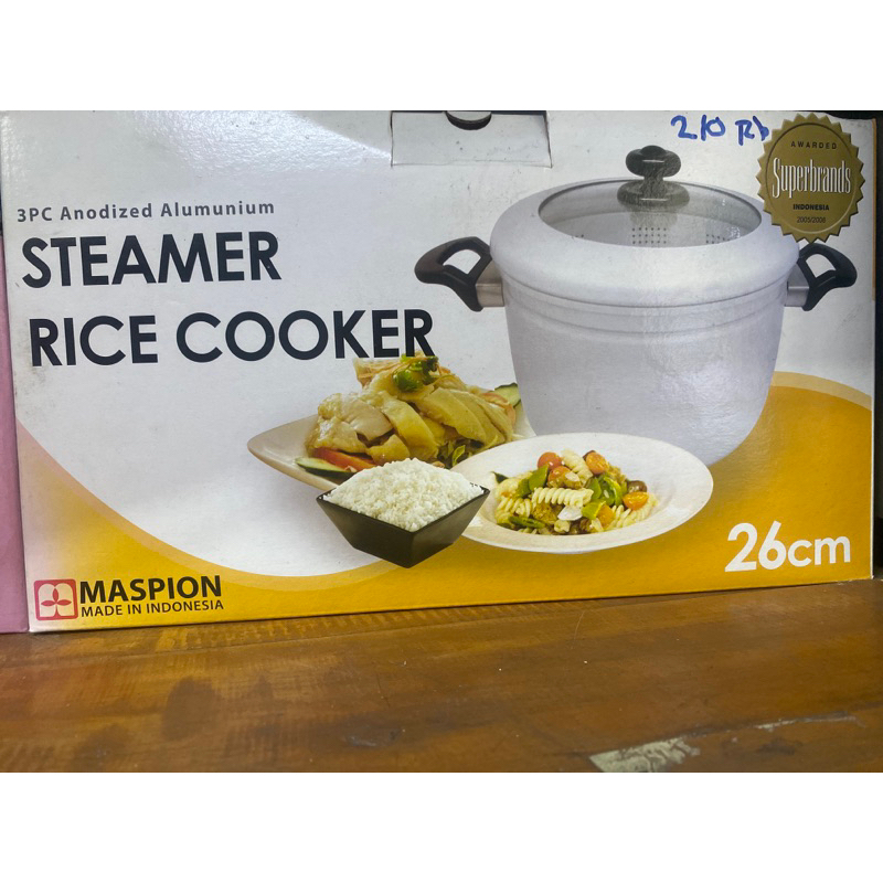 Maspion steam rice cooker ( 26cm)