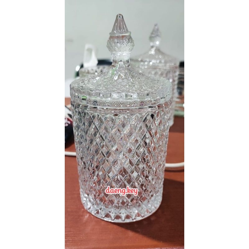 Candy Jar Crystal | Toples Candy Kristal | Toples Kaca Kristal | Toples kaca tebal | Toples kristal 
