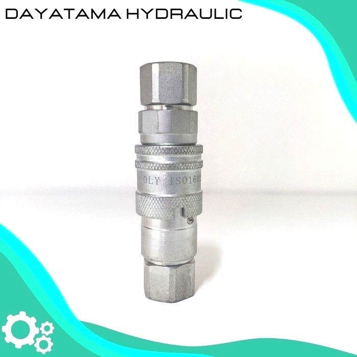1" INCH QUICK RELEASE COUPLER HYDRAULIC MODEL FLAT FACE