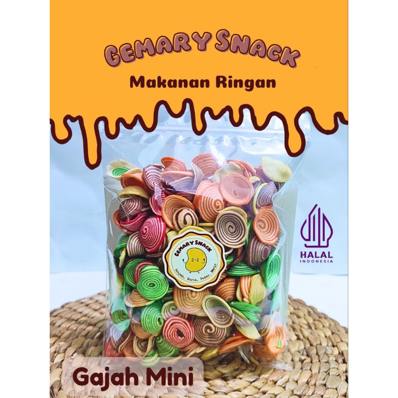 

GEMARY SNACK Cemilan Enak 100% KUPING GAJAH MINI Manis, Renyah, Lezat, Enak Banget, Makanan Ringan Murah Meriah