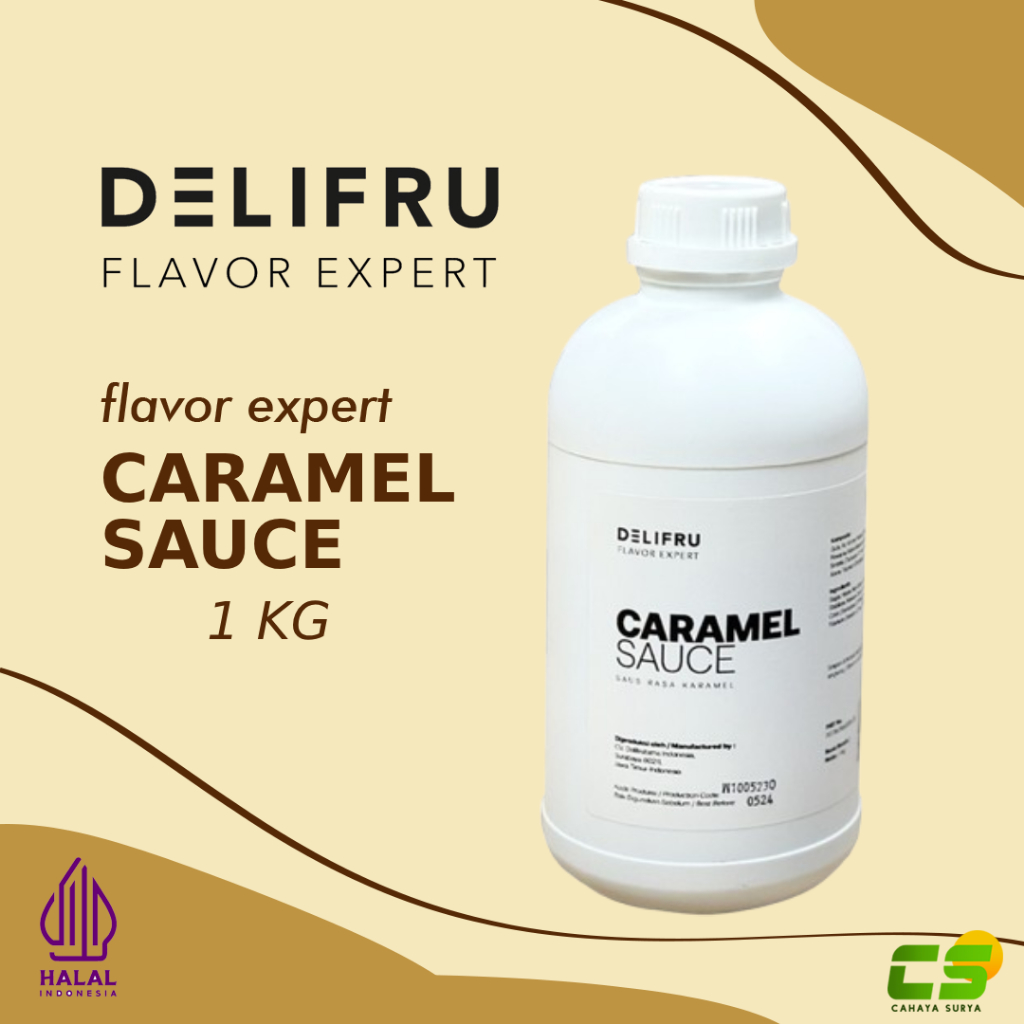 

Delifru Sauce/Saus - Caramel Syrup 1 kg