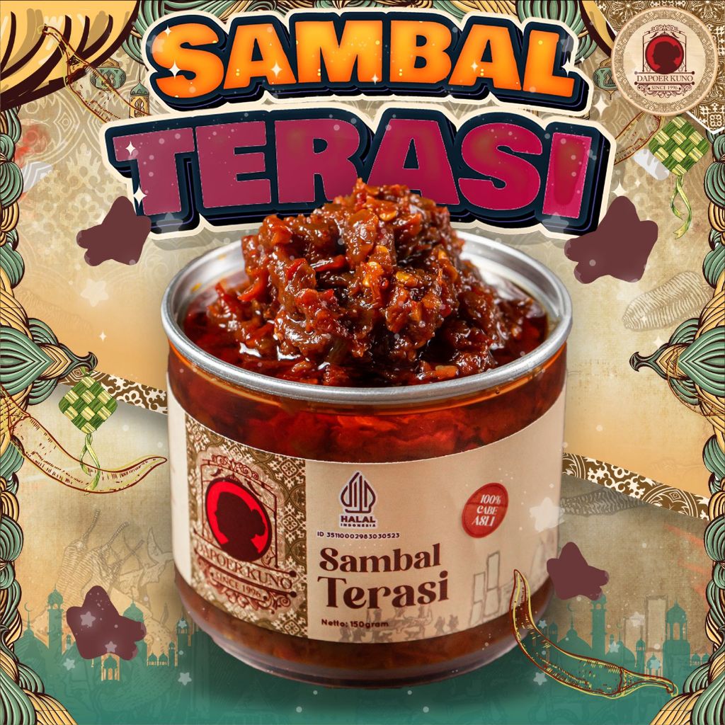 

Dapoer Kuno - Sambal Terasi 150gr