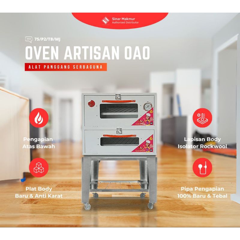 Oven Gas Artisan OAO 75 Zeppelin