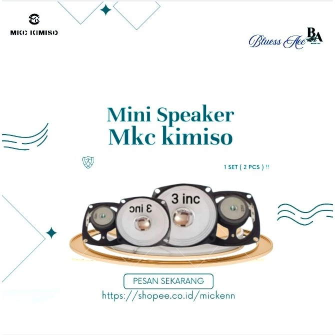 SPEAKER 3 INCH BASS 4 OHM 10 WATT SPEAKER BASS WOOFER 3 INCH SPEAKER MINI 3 INCH