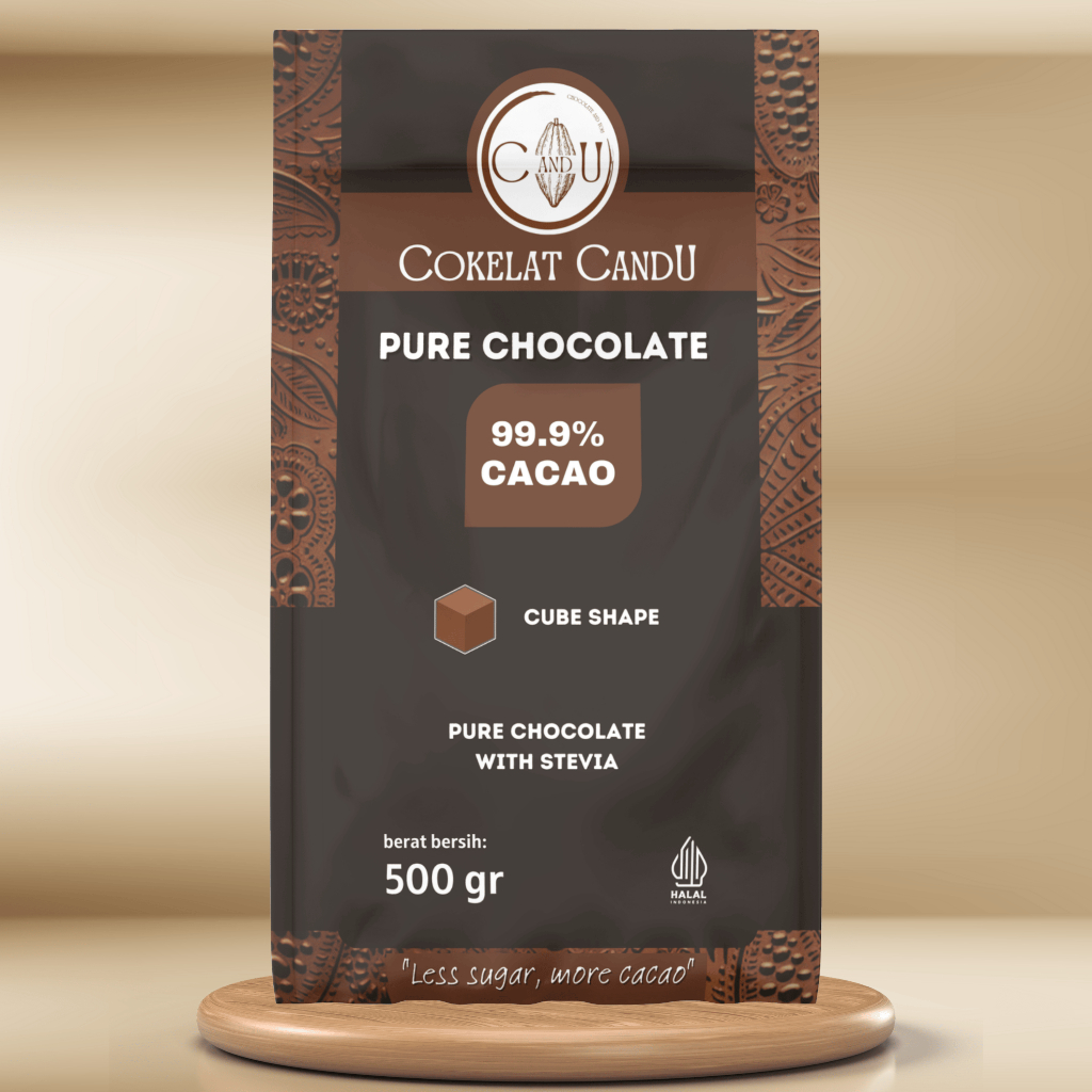 

Dark chocolate 100% 500gr murni tanpa gula