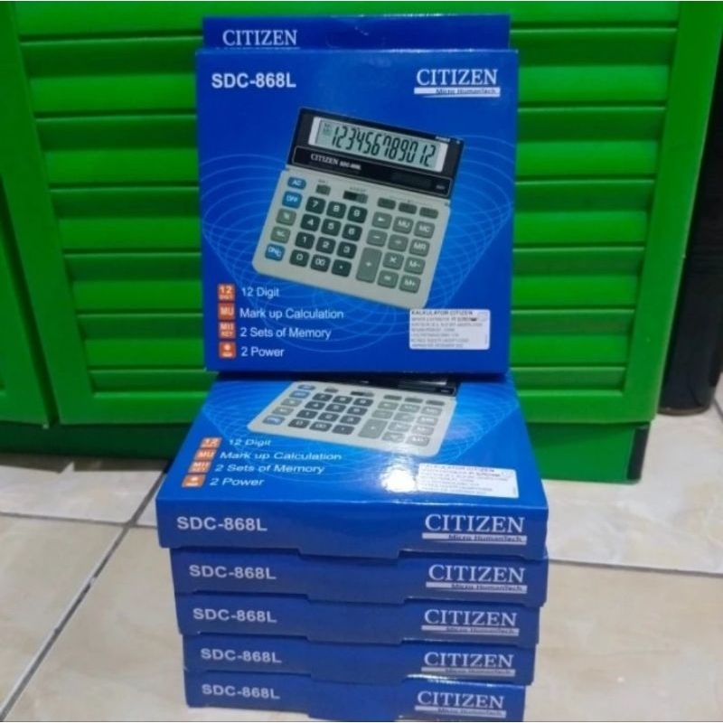 

CALCULATOR CITIZEN SDC-868L