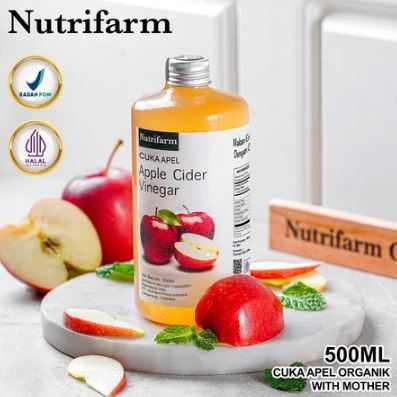 

HF CUKA APEL WITH MOTHER 500ML APPLE CIDER VINEGAR / SARI APEL ORGANIK PREMIUM