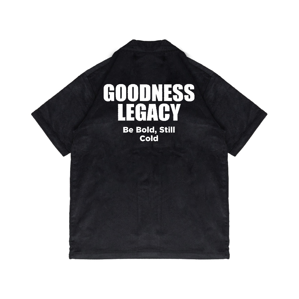 Benidson Kemeja Corduroy Hitam Legacy