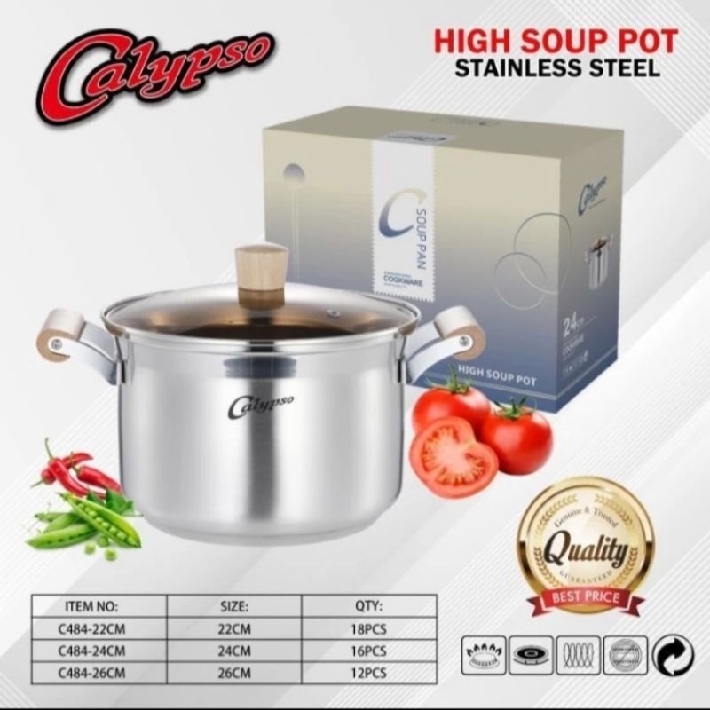 Calypso High Soup Pot Panci Sup
