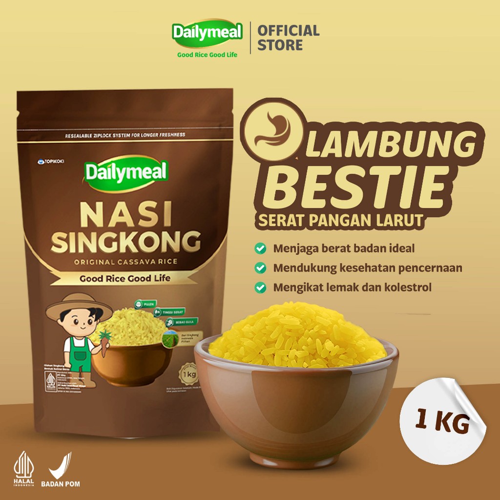 

Dailymeal - Cassava Rice / Nasi Singkong 1 kg - Solusi Lezat untuk Pola Makan Lebih Baik