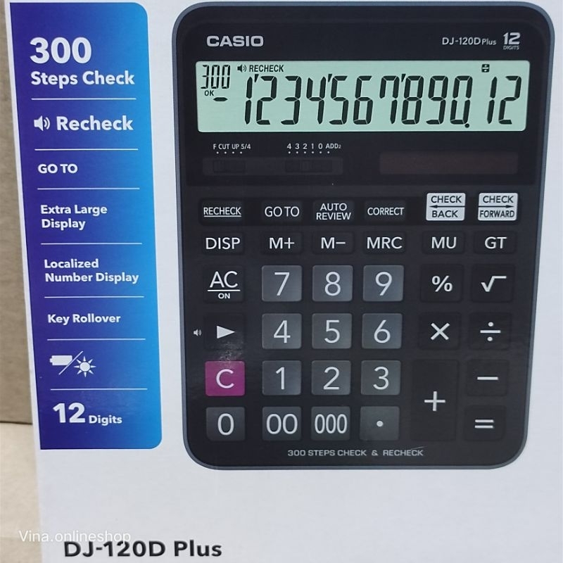 

kalkulator Original CASIO DJ-120D PLUS